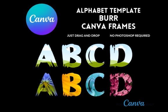 Burr Alphabet Canva Frame: A Designer's Guide to Bold Type