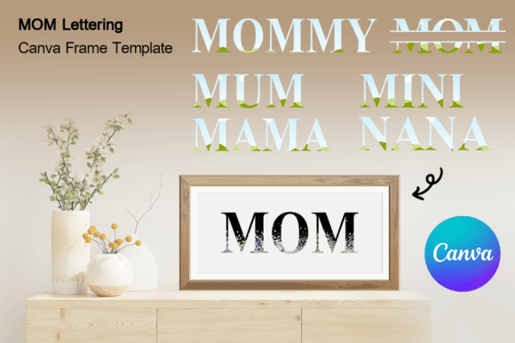 Canva Frame Template MOM Lettering Frame: Design Guide
