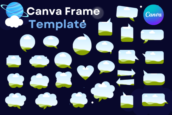 Canva Frame Template Text Box and Photo3: A Creative Design Asset