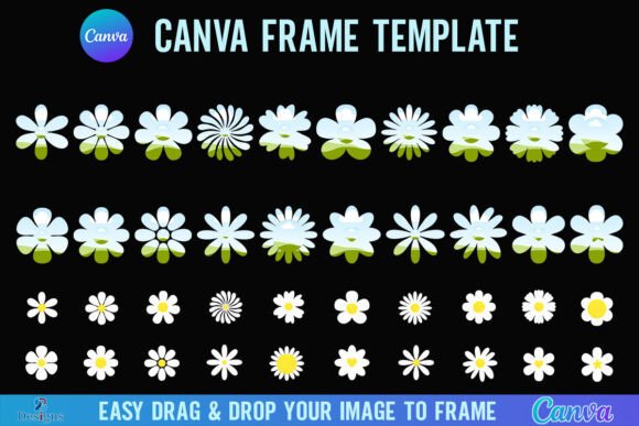 Daisy Canva Frame: A Floral Design Asset for Modern Creatives