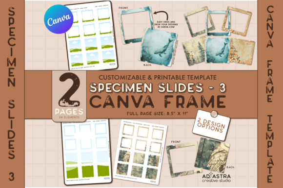 Designing Unique Specimen Slides with Canva Frames