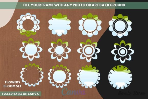Flowers Paper Collection Canva Frame: Your Creative Shortcut