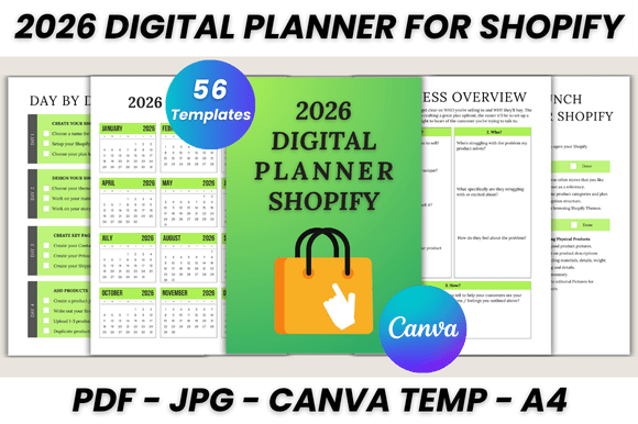 Master Your 2026 Shopify Launch with This Canva Planner