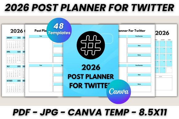 Master Your 2026 Twitter Content with This Canva Template