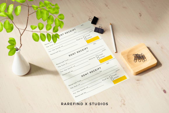 Professional Rent Receipts: Editable Canva Templates