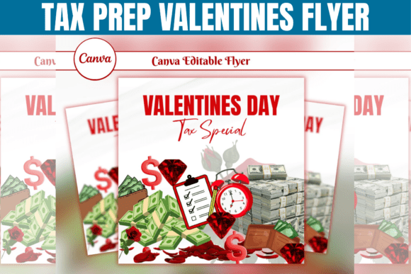 Tax Prep Valentines Flyer: Attract Clients This Season